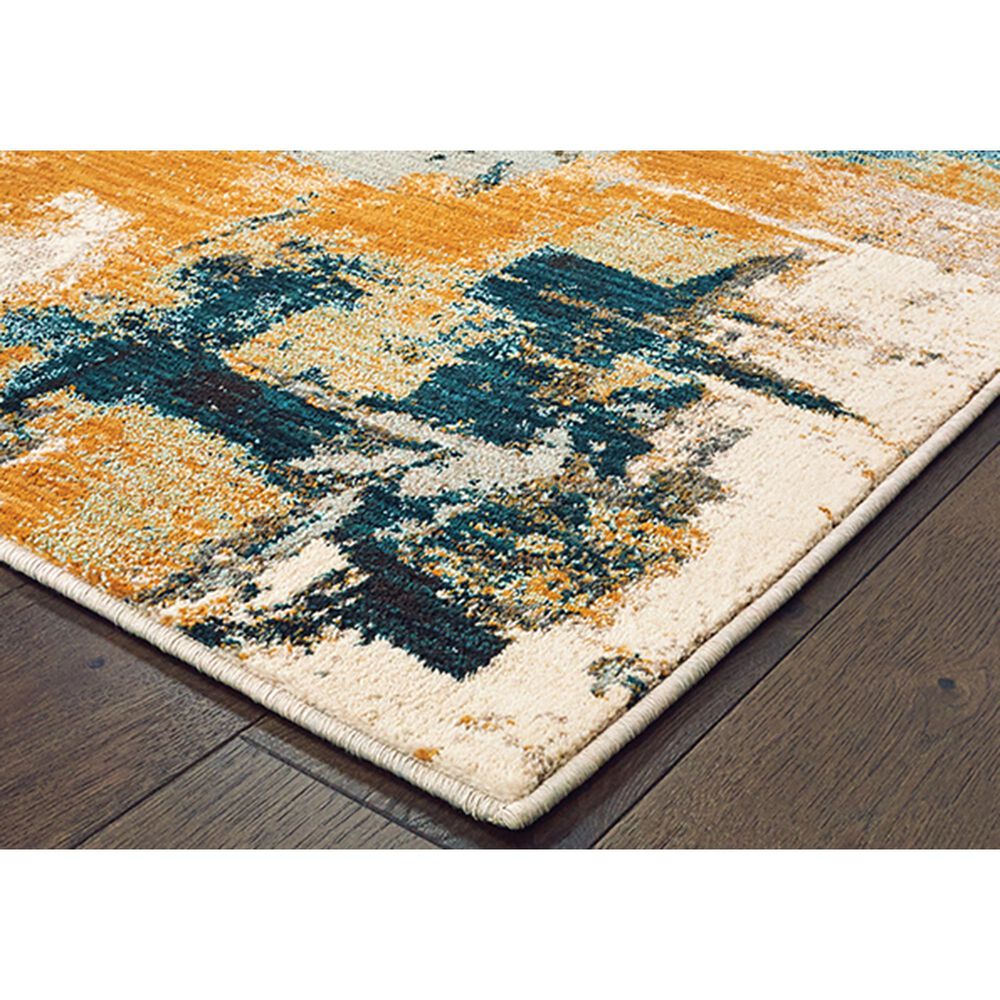 Oriental Weavers Sedona 9593A 9&#39;10&quot; x 12&#39;10&quot; Blue Area Rug, , large