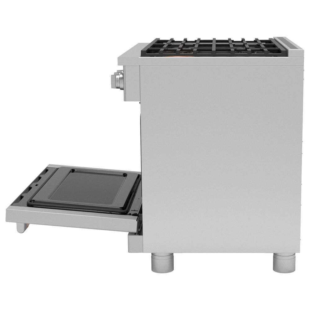 Cafe 5.75 Cu. Ft. Freestanding Dual Fuel Range in Stainless Steel and Brushed Stainless, , large