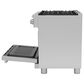 Cafe 5.75 Cu. Ft. Freestanding Dual Fuel Range in Stainless Steel and Brushed Stainless, , large
