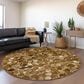 Dalyn Rug Company Bozeman BM1 Brown 8" Round Area Rug, , large