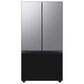 Samsung Bespoke Bespoke 3-Door French Door Refrigerator Bottom Panel in Charcoal Glass, , large