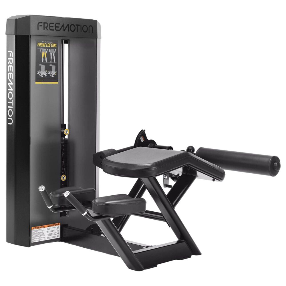 FreeMotion Epic Selectorized Prone Leg Curl in Black, , large