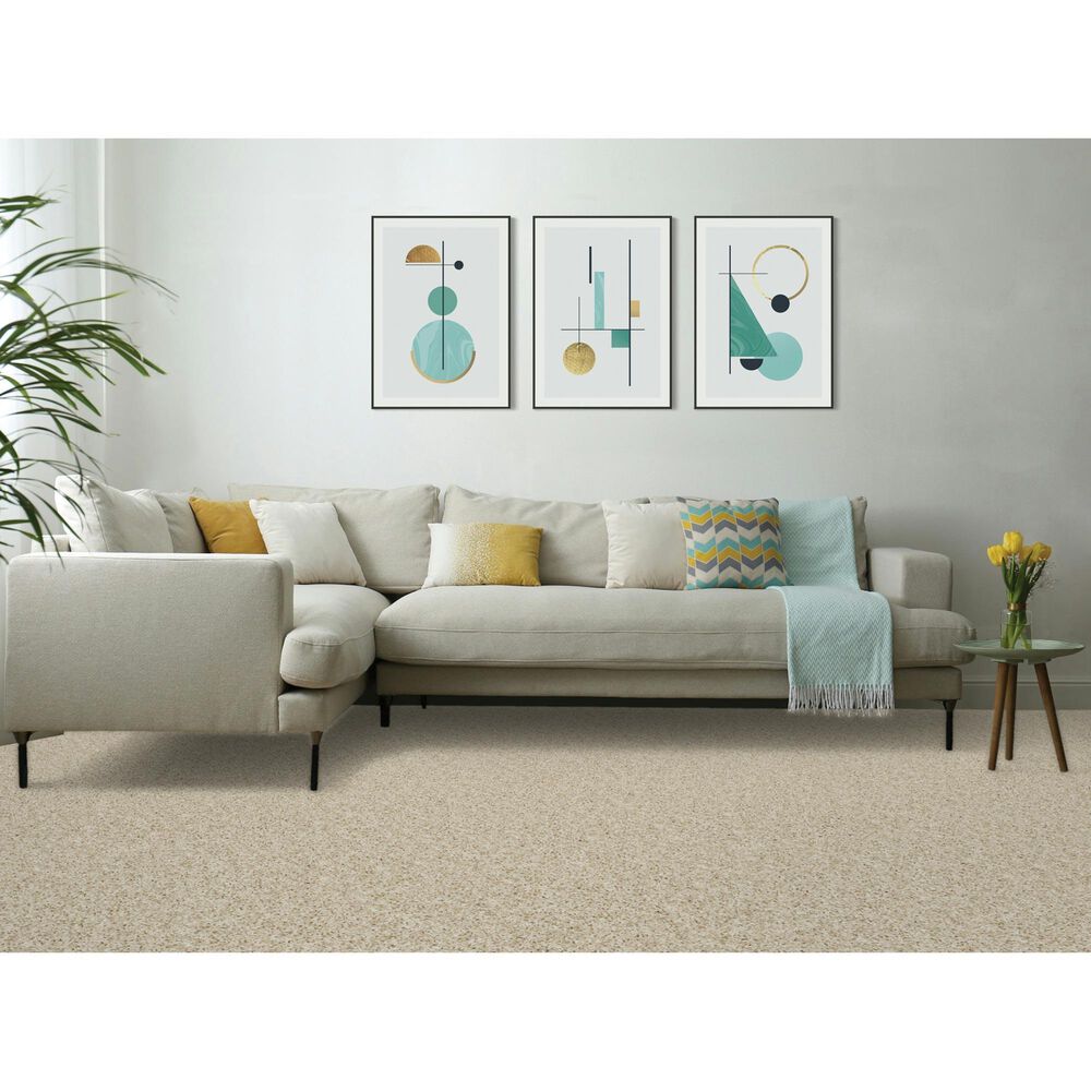 Mohawk Raise The Woof II Carpet in Frosted Almond, , large