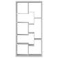 Furniture of America Zayas 12-Shelf Bookcase in White, , large