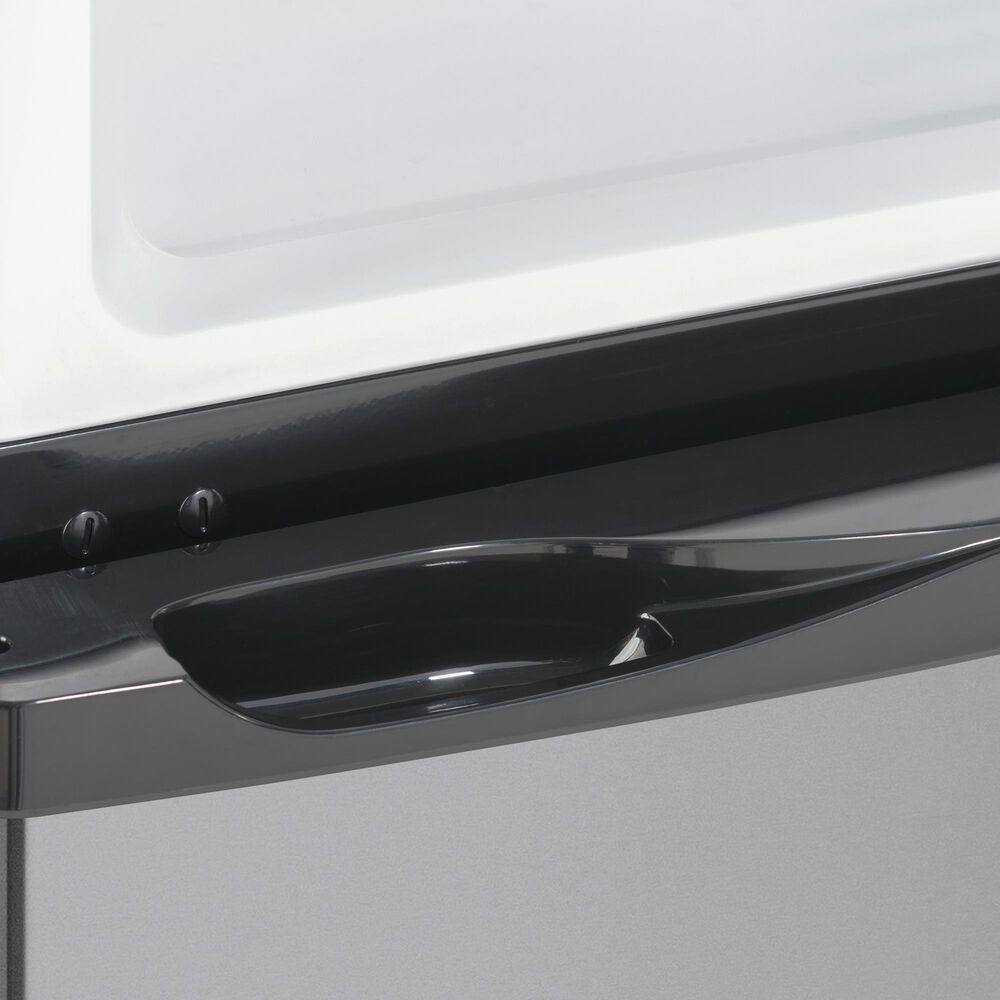 GE Appliances 9.8 Cu. Ft. Top-Freezer Refrigerator in Stainless Steel, , large
