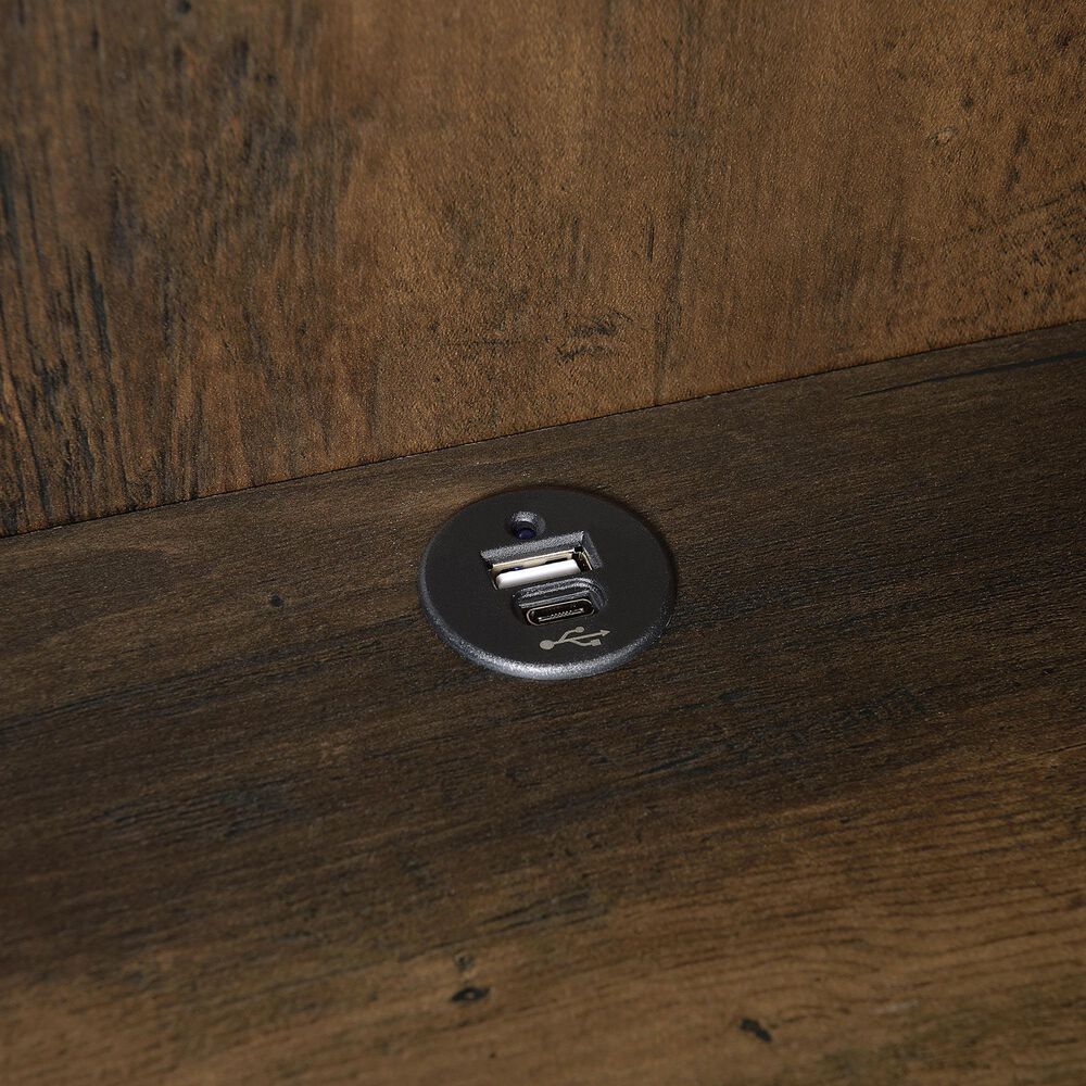 Coaster Westpark 3-Shelf Bookcase with USB and Lockable Drawer in Dark Pine, , large