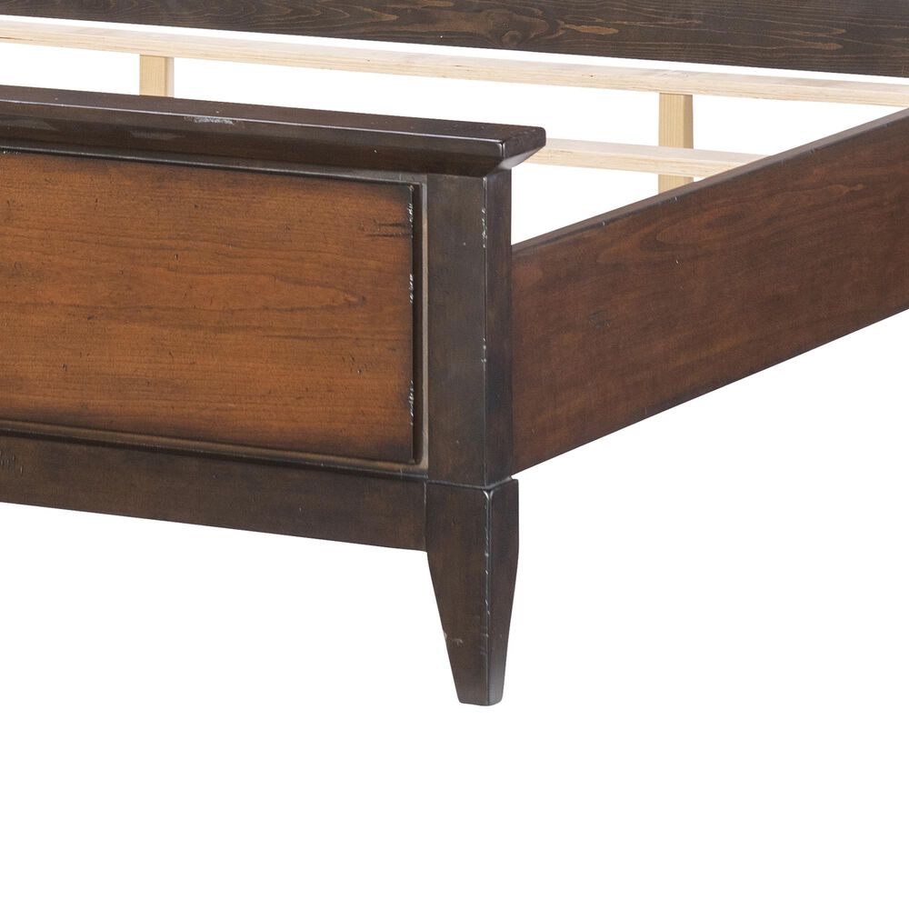 Legacy Classic Fenmore King Panel Bed in Mocha and Distressed Cherry, , large