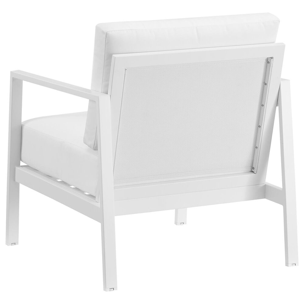 Linon Home Decor Holland Patio Armchair in White, , large