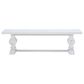 Linon Home Decor Mcleavy Bench in White, , large
