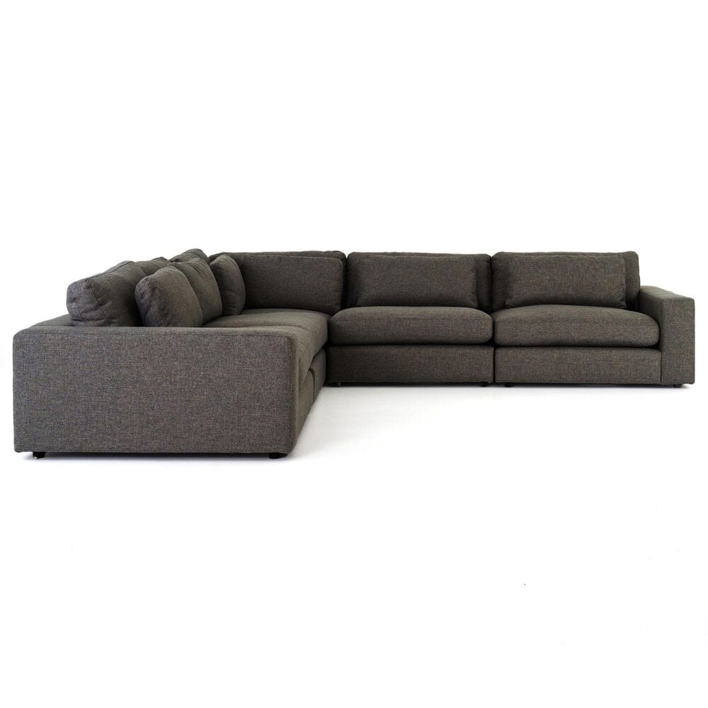 Four Hands Bloor 5-Piece Reversible L-Shape Sectional in Landale Charcoal, , large
