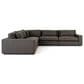 Four Hands Bloor 5-Piece Reversible L-Shape Sectional in Landale Charcoal, , large