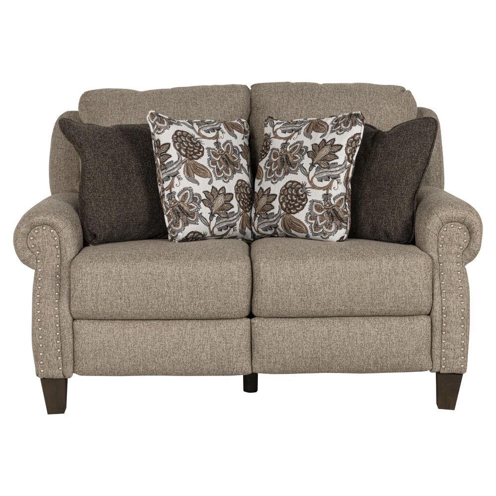 Southern Motion Key Largo Power Reclining Loveseat with Power Headrest in Mushroom, , large