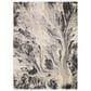 Nourison Elegance 7"10" x 10"6" Charcoal, Beige and Cream Area Rug, , large