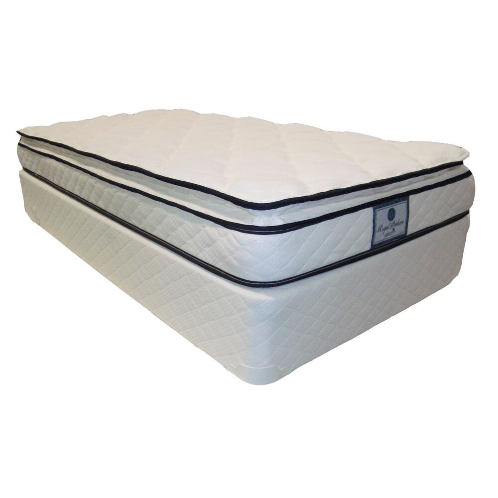 Omaha Bedding Regal Posture Pillow Top Plush Queen Mattress Set, , large