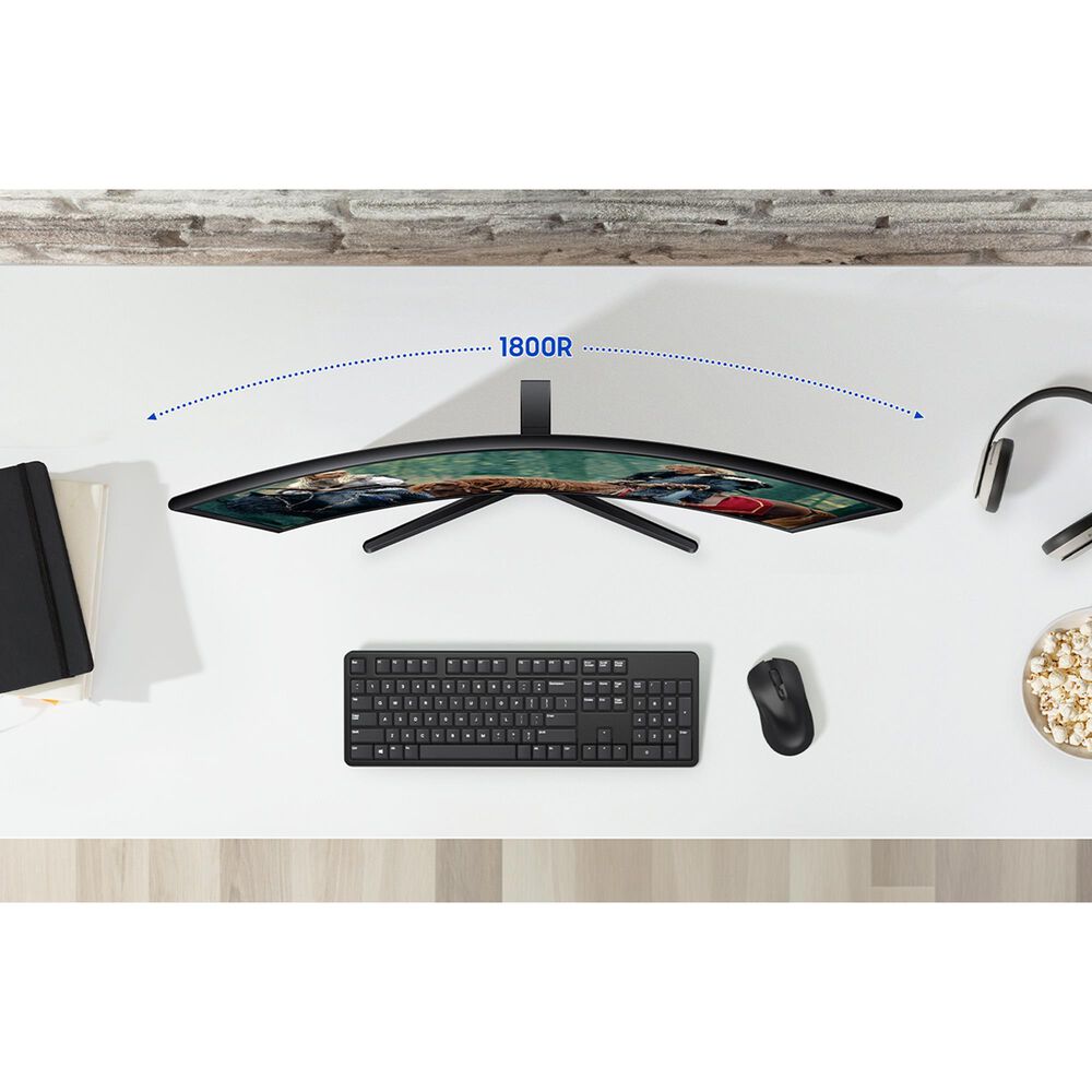 Samsung 24&quot; S3 &#40;S36GD&#41; FHD IPS 100Hz Curved Monitor in Black, , large
