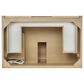 James Martin Vanities Solene 36" Single Bathroom Vanity in Seaside Oak with 3 cm Parisien Bleu Quartz Top and Rectangular Sink, , large