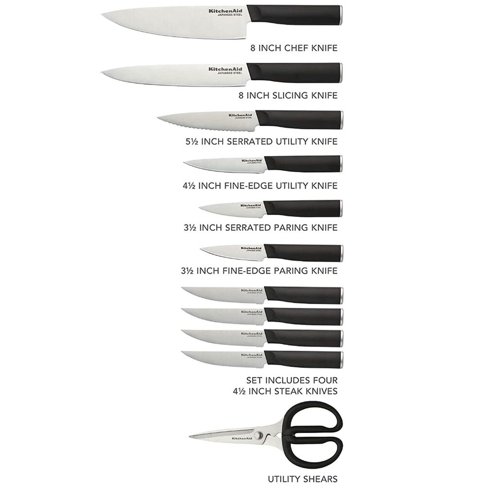 KitchenAid Gadgets KitchenAid 12pc Knife Block Set Shop NFM