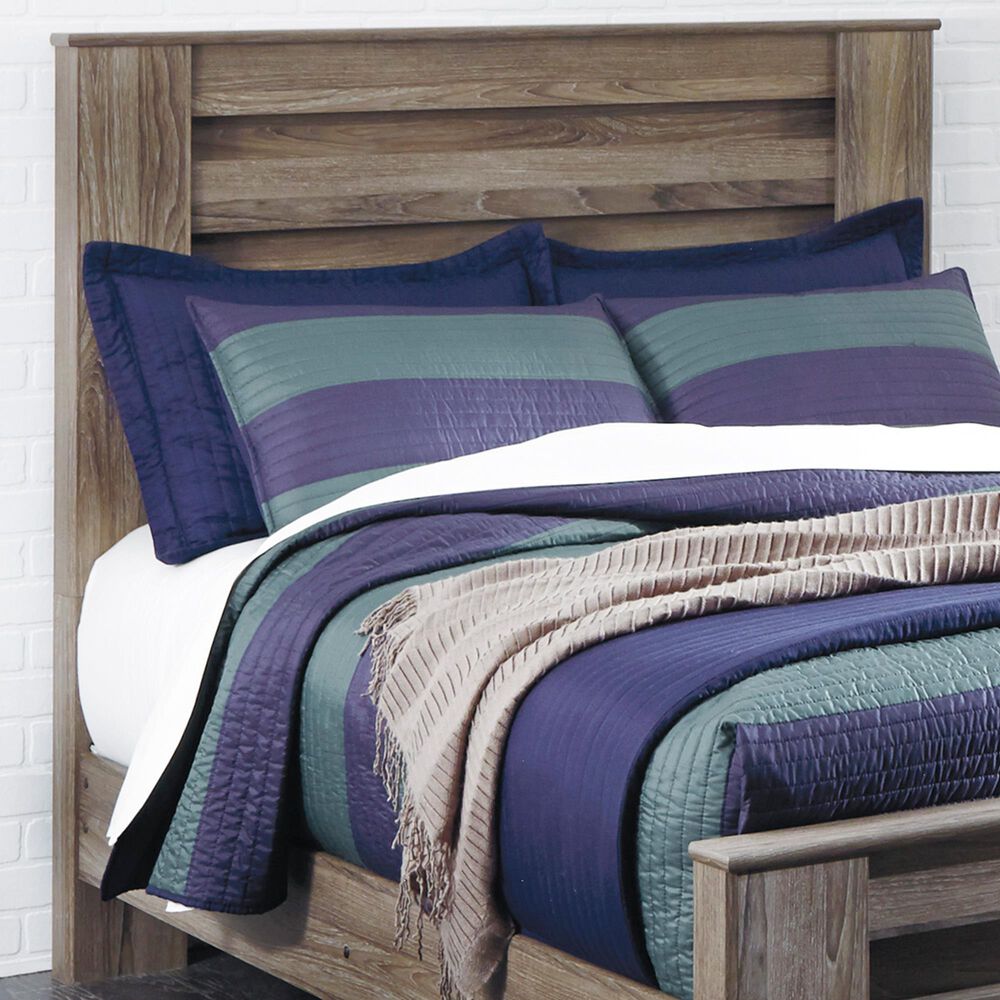 Ashley Zelen Full Panel Headboard in Warm Gray, , large
