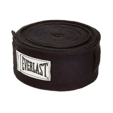 Everlast 180" Traditional Hand Wraps in Black, , large