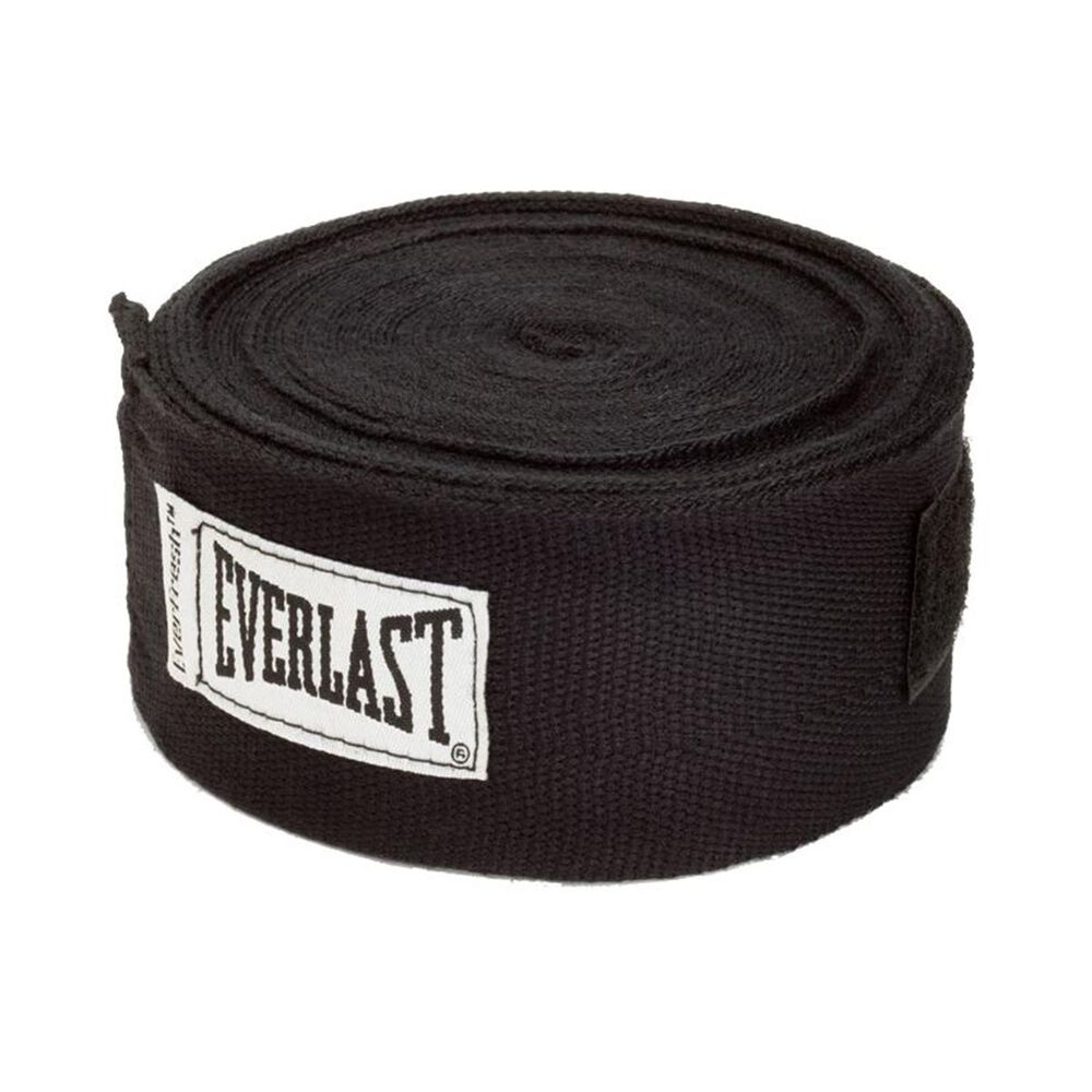 Everlast 180" Traditional Hand Wraps in Black, , large