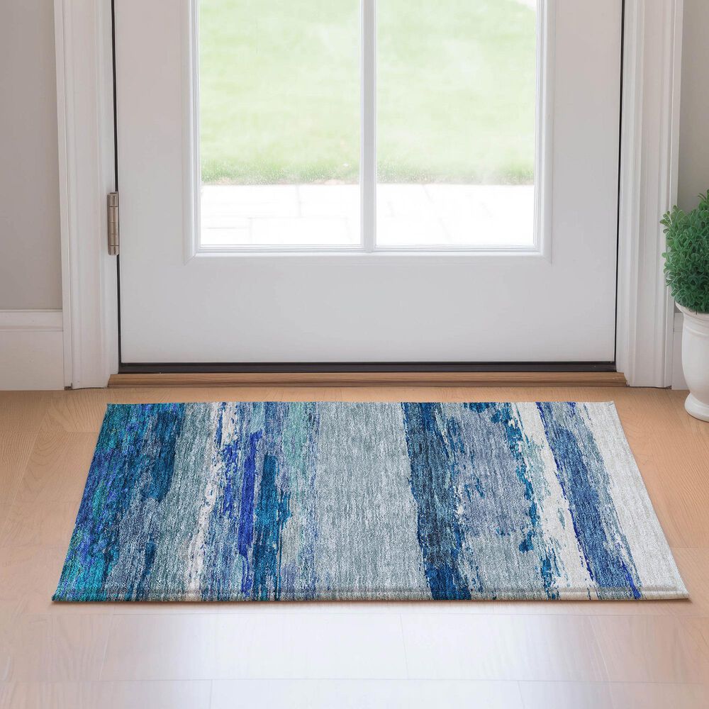 Dalyn Rug Company Trevi TV8 1&#39;8&quot; x 2&#39;6&quot; Blue Area Rug, , large