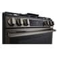 LG 6.3 Cu. Ft. Smart Gas Slide-In Range with ProBake Convection InstaView and Air Fry in Black Stainless Steel, , large