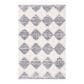 Safavieh Marrakesh MRK530E 4" x 6" Ivory and Grey Area Rug, , large