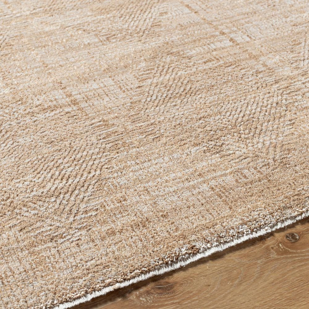 Surya Masterpiece MPC-2312 Beige, Tan and Medium Brown 2&#39;7&quot; x 7&#39;3&quot; Runner, , large