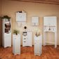 RiverRidge Home Ashland 1-Door Floor Cabinet in White, , large