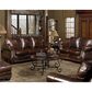 USA Premium Leather Stationary Sofa in Chesterfield Cowboy, , large