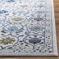 Safavieh Evoke EVK210C 10" x 14" Ivory and Blue Area Rug, , large