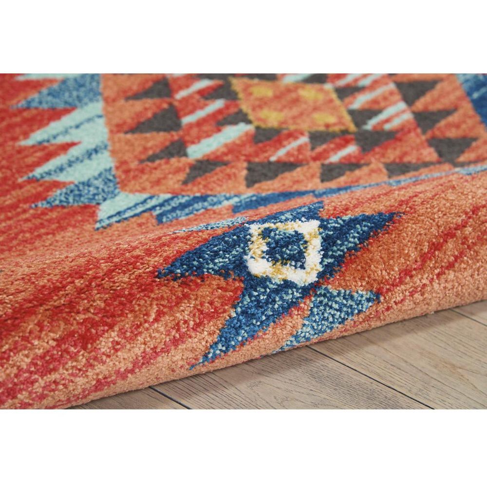 Nourison Navajo Nav07 9 3 X 13 Red Area Rug Nebraska Furniture Mart