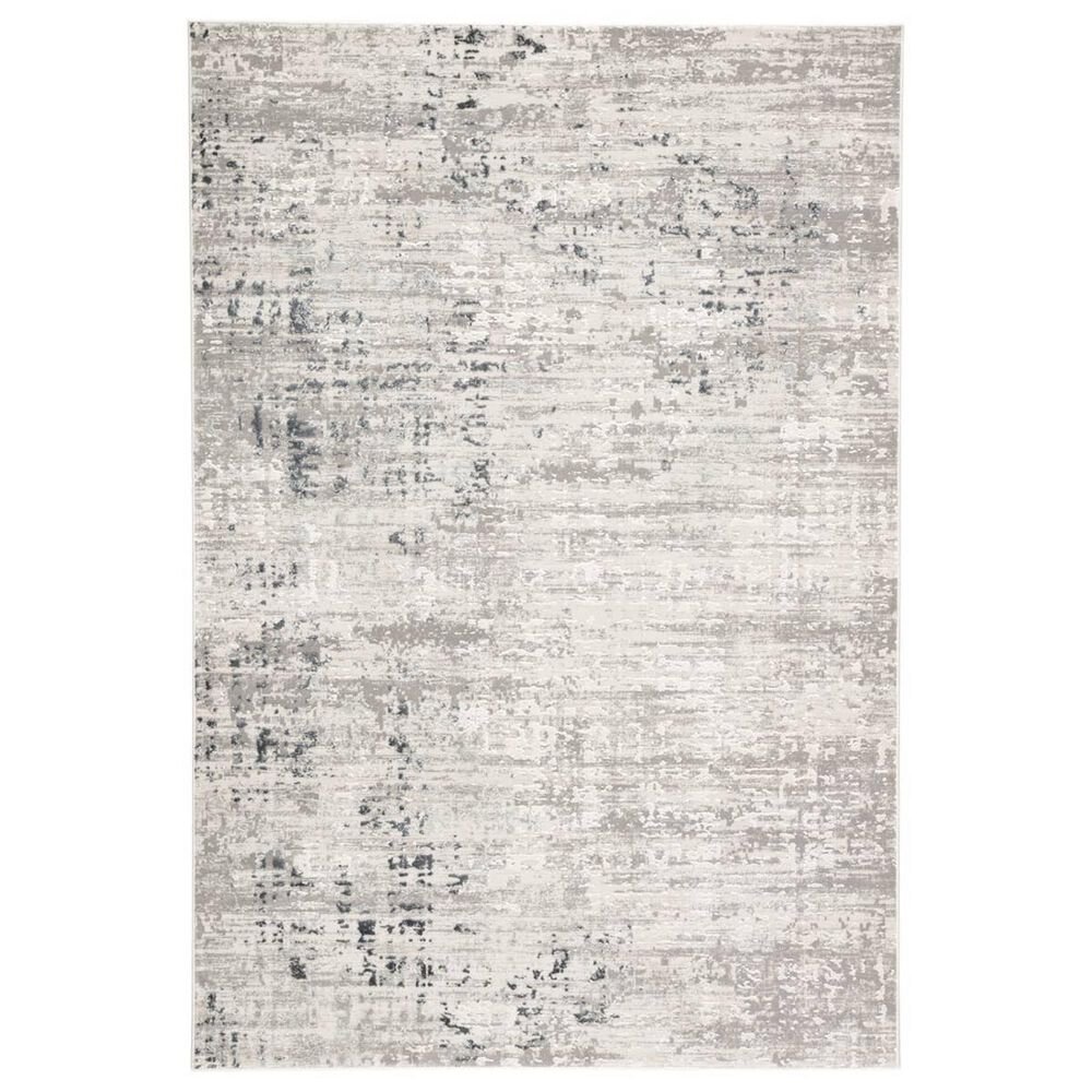 Jaipur Cirque Cian Light Gray and Dove 5"3" x 7"6" Area Rug, , large
