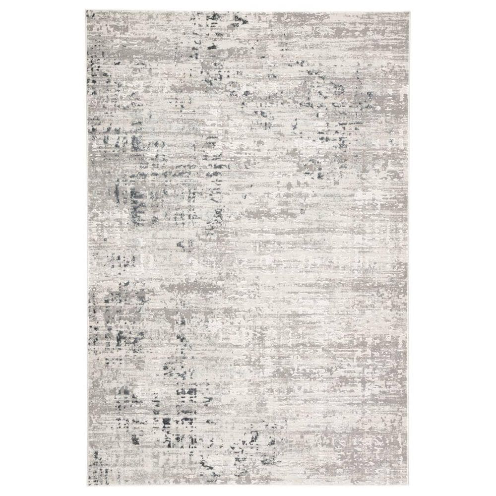 Jaipur Cirque Cian Light Gray and Dove 5"3" x 7"6" Area Rug, , large