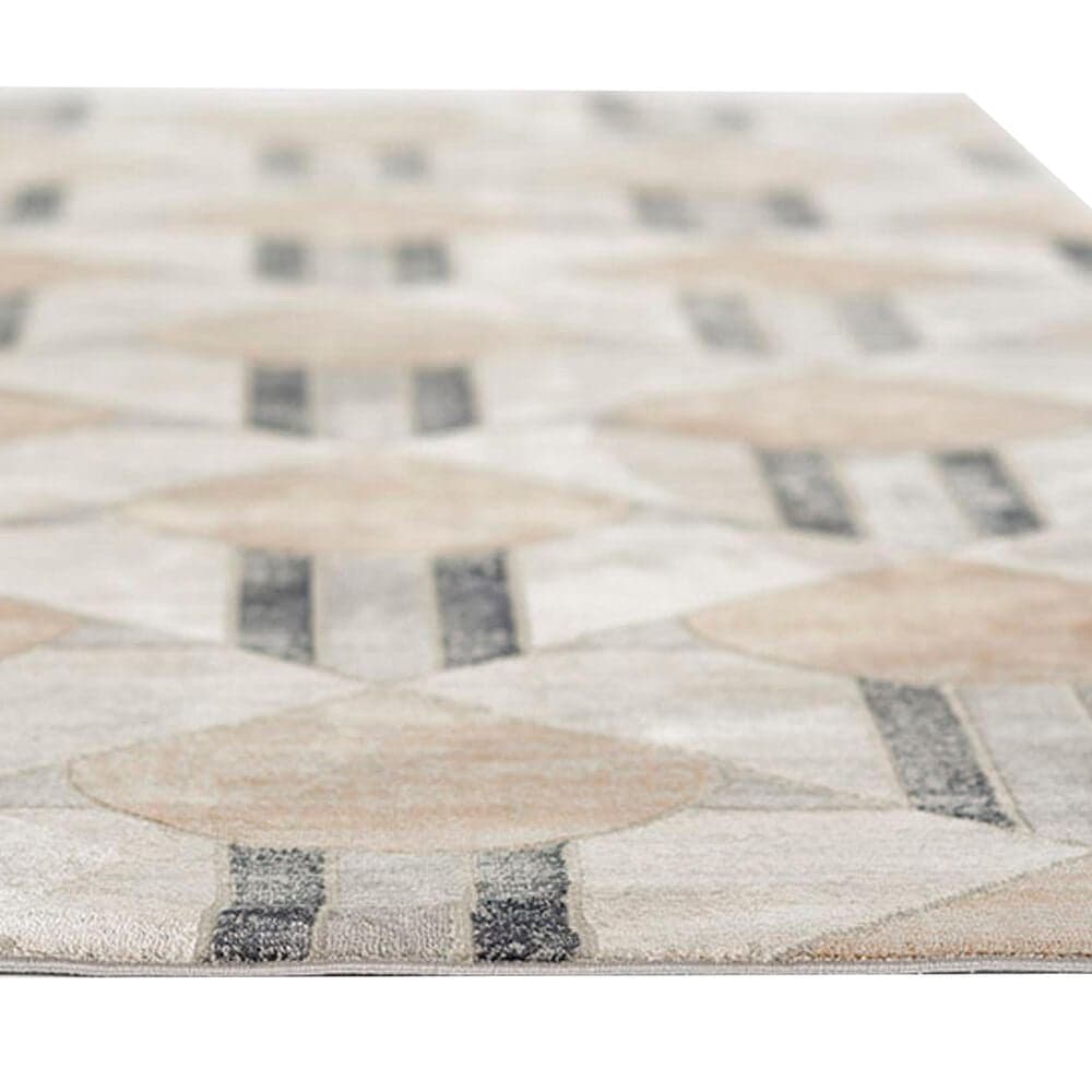 Momeni Edition EDI-1 3&#39;10&quot; x 5&#39;7&quot; Charcoal Area Rug, , large
