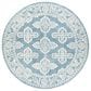 Surya Granada GND-2300 8" Round Pale Blue, Beige and Sky Blue Area Rug, , large