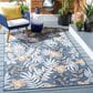 Safavieh Cabana CBN405M 6"6" x 9"6" Blue and Grey Indoor/Outdoor Area Performance Rug, , large