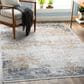 Surya Solar 7"6" x 11"2" Charcoal, Gray, Saffron and White Area Rug, , large