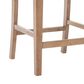 Linon Home Decor Emmy 26" Counter Stool with Natural Cushion in Grey Wash, , large