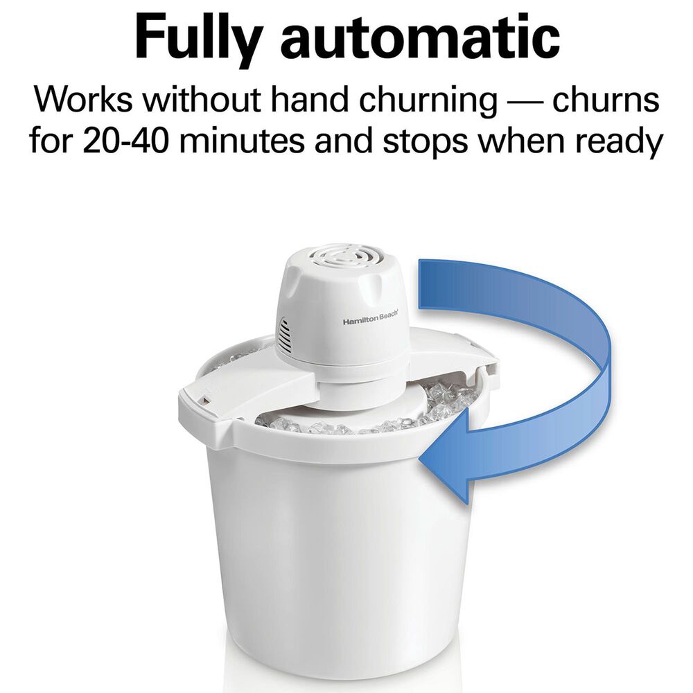 Hamilton Beach 4qt Ice Cream Maker, , large