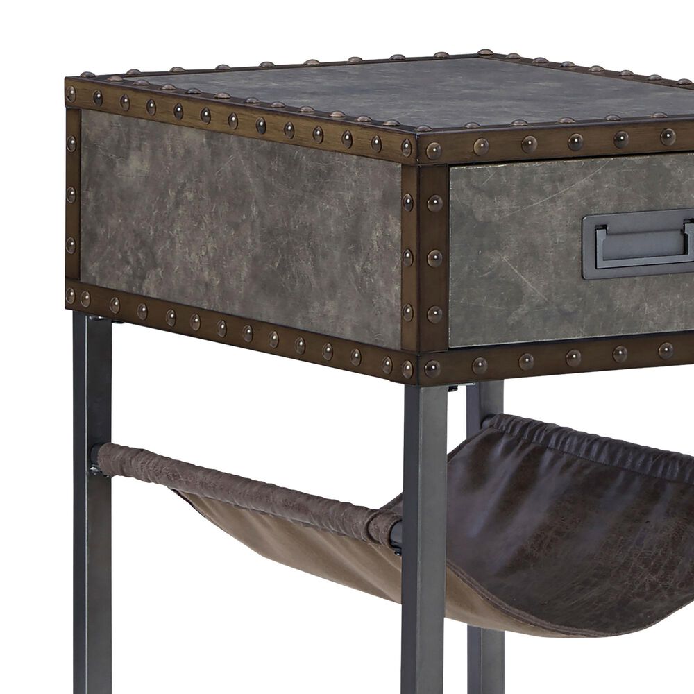 Ashley Derrylin End Table in Bronze and Brown, , large