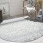 Safavieh Adirondack ADR107T 6" Round Slate and Ivory Area Rug, , large