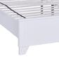 Ashley Jarlee Queen Upholstered Platform Bed in White with Lighting, , large