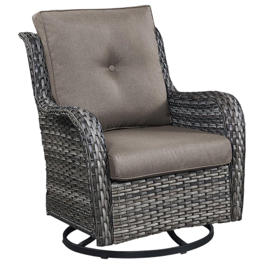 Sunwell Garden 5-Piece Patio Conversation Set in Gray, , large