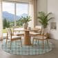 Dalyn Rug Company The Reserve TR2 Teal 8" Round Indoor/Outdoor Area Rug, , large
