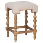Linon Home Decor Shelly Backless Counter Stool in Brown, , large