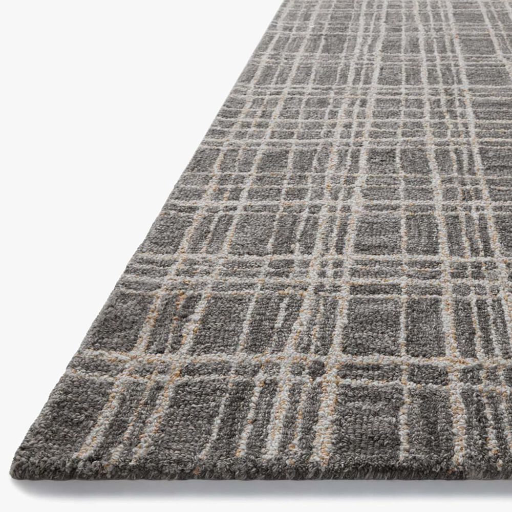 Chris Loves Julia x Loloi Polly 7&#39;9&quot; x 9&#39;9&quot; Graphite and Pebble Area Rug, , large