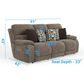Hartsfield Joya Power Reclining Sofa in Mushroom, , large