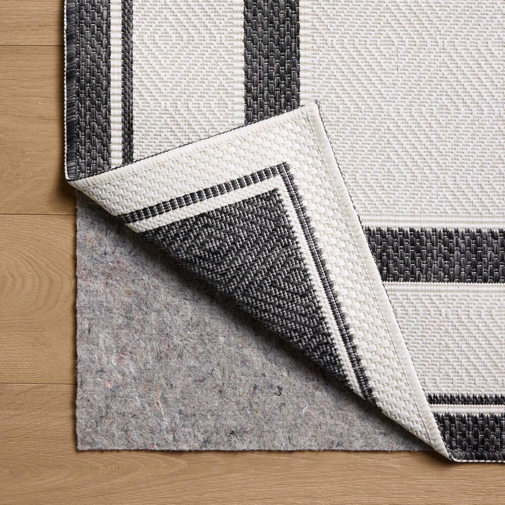 Loloi Easton Onyx and Ivory 2&#39;3&quot; x 3&#39;9&quot; Indoor/Outdoor Area Rug, , large
