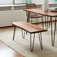 Waltham Nature"s Edge 48" Bench in Chestnut and Black, , large